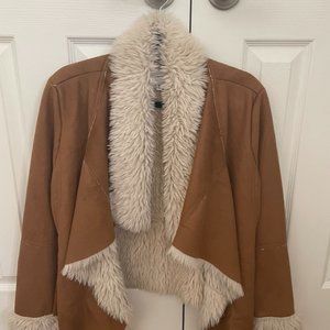 Cupcakes & Cashmere Faux Suede Jacket - Never Worn - Size M